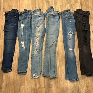 Girls Aeropostale High Rise Skinny Jeans Bundle